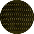 thumbnail image 1 of Ahgly Company Indoor Round Abstract Yellow Modern Area Rugs, 8' Round, 1 of 4