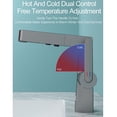 thumbnail image 2 of Maytalsory Digital Display Bath Faucet Pull Intelligent Digital Display Faucet And Rinse Water-saving Wide Cleaning Range, 2 of 6