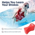 thumbnail image 5 of Flotador de Pierna de Entrenamiento de NatacióN Pull Buoy para Adultos y JóVenes Trazos de Piscina y Fuerza de la Parte Superior del Cuerpo EVA y Libre de , Azul, 5 of 5