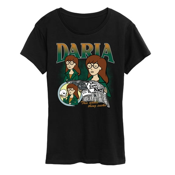 Daria - Collage  - Women's Short Sleeve Graphic T-Shirt