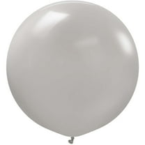 36 inch Kalisan Standard Grey Latex Balloons (2 Pack) - Party Supplies Decorations