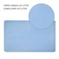 thumbnail image 1 of Alfombrilla para arena para gatos, para atrapar arena para gatos, alfombrilla para gatos, suministros para limpieza de mascotas (azul) Ndcxsfigh Libre de BPA, 1 of 5