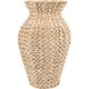thumbnail image 1 of BRIGHTFUFU Jarrón de flores secas Jarrón de flores tejido decorativo Arreglo de flor artificial Contenedor, 1 of 8