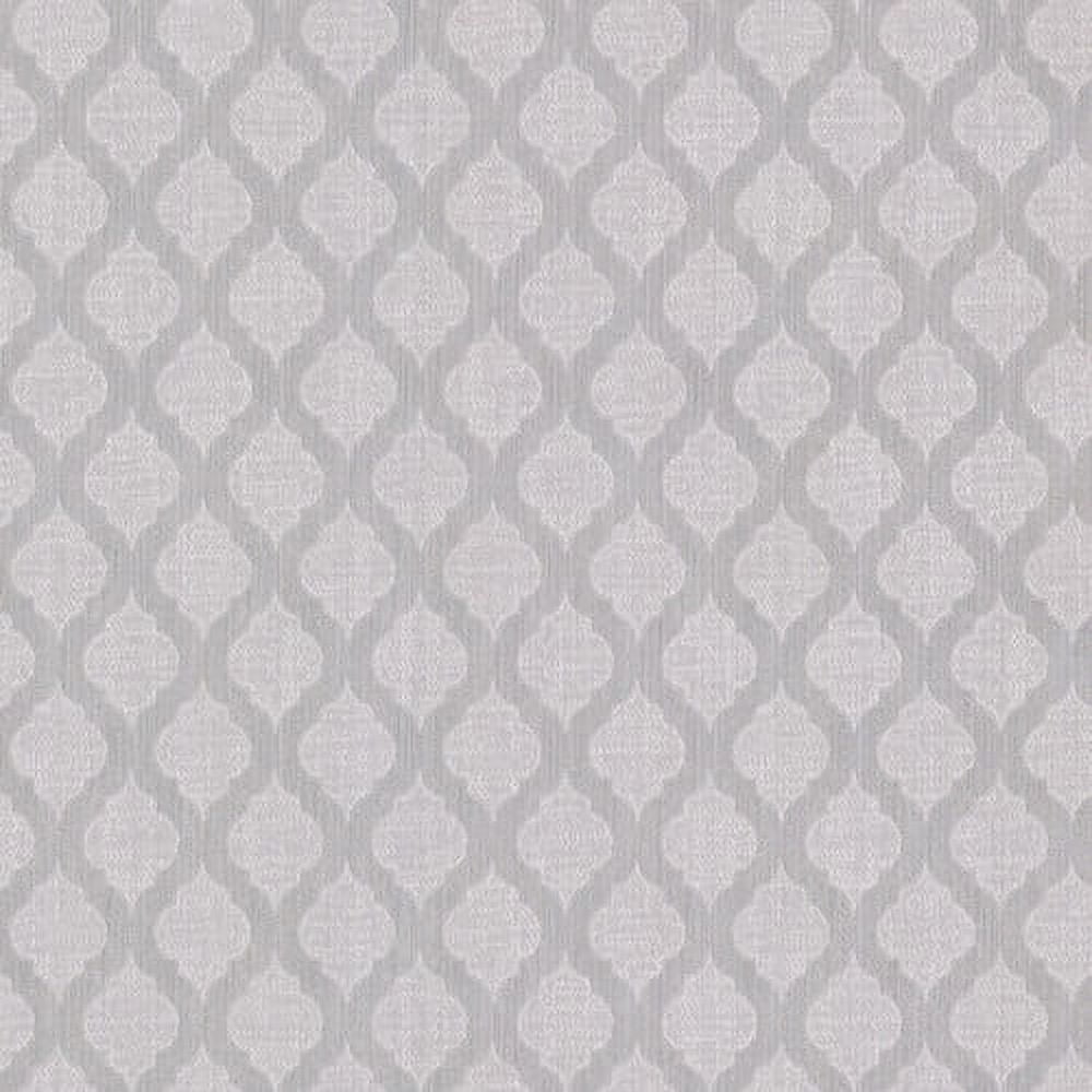 Decorline Jasper Light Grey Fretwork Trellis Wallpaper