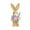 A, variant on 14Inch Sisal Easter Bunny Figurine with Carrot & Basket, Hand-Woven Straw Rabbit Tabletop Decoration for Spring Home Decor, Easter Party Centerpiece & s Gift