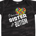 thumbnail image 4 of Inktastic I Love My Sister with Autism Boys or Girls Baby Bodysuit, 4 of 5