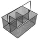 thumbnail image 5 of Cesta de almacenamiento para cubiertos, compartimento para cubiertos, organizador de cubiertos de metal, 5 of 8