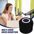 thumbnail image 4 of C3 Microphone Wind Shield Mic Screen Acoustic Filter Acoustic for Record Studios Mic Sound-Absorbing Foam Blue, 4 of 7