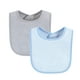 thumbnail image 4 of Babero Baby Drooler Hudson Baby con forro impermeable, azul y rojo, 4 of 7