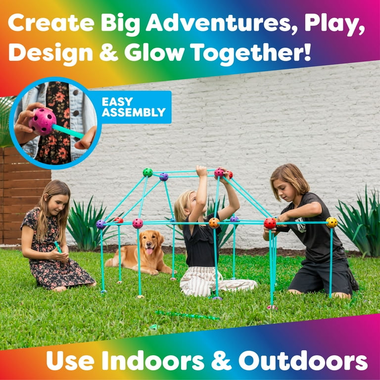 Power Your Fun Fort Builder 90-Piece Glow-In-Dark Set photo 6