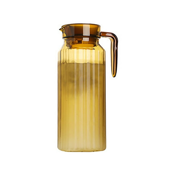 Kitchen Utensil Set Acrylic Pitcher 1100ML Plastic Pitcher Clear Plastic Pitcher With Lid Heat Small Plastic Water Pitcher For Tea Lemonade Juice Milk