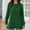 Army Green, variant on RKSTN Women Blouses Women's Casual Fashionable Trumpet Sleeves 3/4 Sleeves Printed and Tied Top Women Polyester Blouse