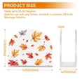 thumbnail image 4 of Yayeee Napkin Holder for Table Set of 2 Kitchen Paper Tissue Organization, Watercolor Autumn Leaves, 4 of 8