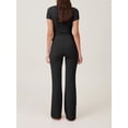 thumbnail image 3 of SUNSIOM Ensemble d'Été 2 Pcs pour Femmes Manches Courtes Col Rond + Pantalon Évasé Mode Urbaine, 3 of 6