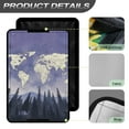 thumbnail image 4 of FUIALDOLG 26x17.3 inch RV Sun Shade Cover, Forest and Map Window Shade Cover with UV and Privacy Protection, Fits Most RV Interior Door Windows, Half-Fold Design, 4 of 7