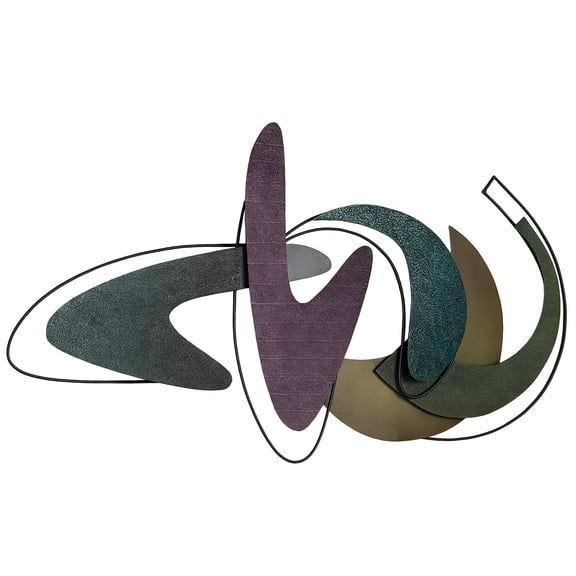 Overturned II Metal Wall Sculpture 50 “ x 28”