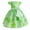 Green, variant on St. Patrick'S Day Dress For Girls Toddler Print School Outfits Puff Sleeve A Line Cute Midi Casual Sundress Green 9 Years-10 Years