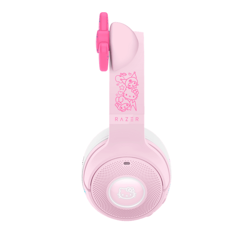 Free Shipping Razer Kraken Kitty V2 Bluetooth Wireless Headset 356g RGB Chroma Hello Kitty and Friends Edition Walmart Walmart