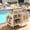 Natural, variant on Harper & Bright Designs Outdoor Grill Cart with Stainless Steel Top, Solid Wood Outdoor Storage Cabinet with Drop Leaf, Rolling Kitchen Cart with Wheels for Lawn Garden, Brown