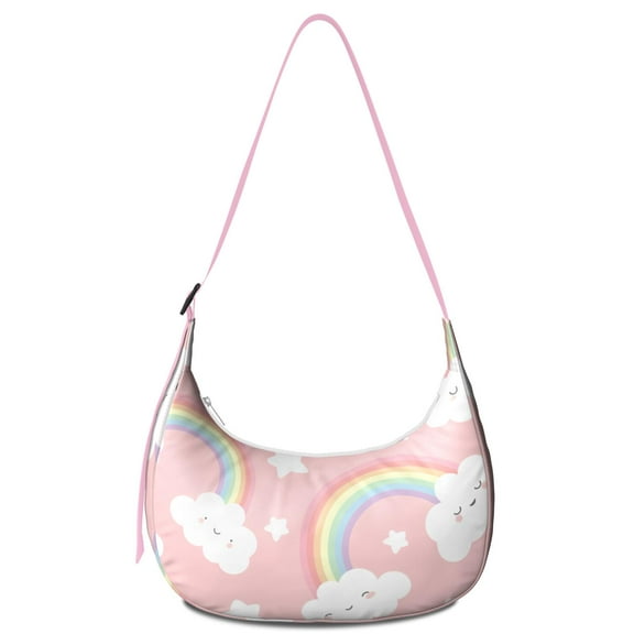 Fun Playful Cartoon Crossbody Bag Lightweight Nylon Adjustable Strap Cute Kawaii Funny Sketch Graffiti Women Small Purse for Women Travel