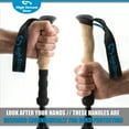 thumbnail image 2 of High Stream Gear Foldable Hiking Poles 2 Sticks for Walking and Trekking with Pouches, 2 of 7