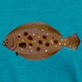 thumbnail image 3 of CafePress - Summer Flounder Women's Deluxe T Shirt - Womens Tri-blend T-Shirt, 3 of 4