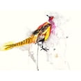 thumbnail image 2 of Johannesson, Karin 14x12 White Modern Wood Framed Museum Art Print Titled - Pheasant, 2 of 4