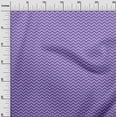 thumbnail image 3 of oneOone Rayon Purple Fabric Chevron Fabric For Sewing Printed Craft Fabric By The Yard 56 Inch Wide, 3 of 4