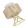 thumbnail image 2 of Candle Holder Wooden Candlestick Decorative Display Stand Kit with Metal Bracket and Cup, 2 of 14