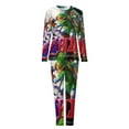 thumbnail image 5 of The Legend Of Zelda Ocarina Of Time Womens Pajama Set Loungewear Cozy Soft House Wear Sets Long Sleeve Round Neck T Shirt Top Bottom Pants Sleepwear, 5 of 9