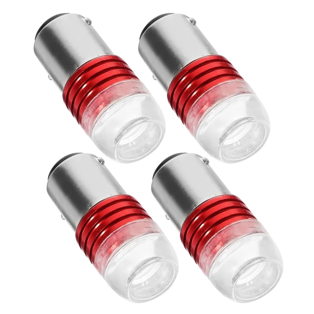 unbranded 4Ud Bombillas LED 12V Para Motocicleta Rojo Bombilla De Luz Trasera Alta Brillantez Fácil Instalación