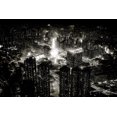 thumbnail image 2 of Hagiwara, Kenichiro 32x23 Black Ornate Wood Framed with Double Matting Museum Art Print Titled - hong kong night, 2 of 4