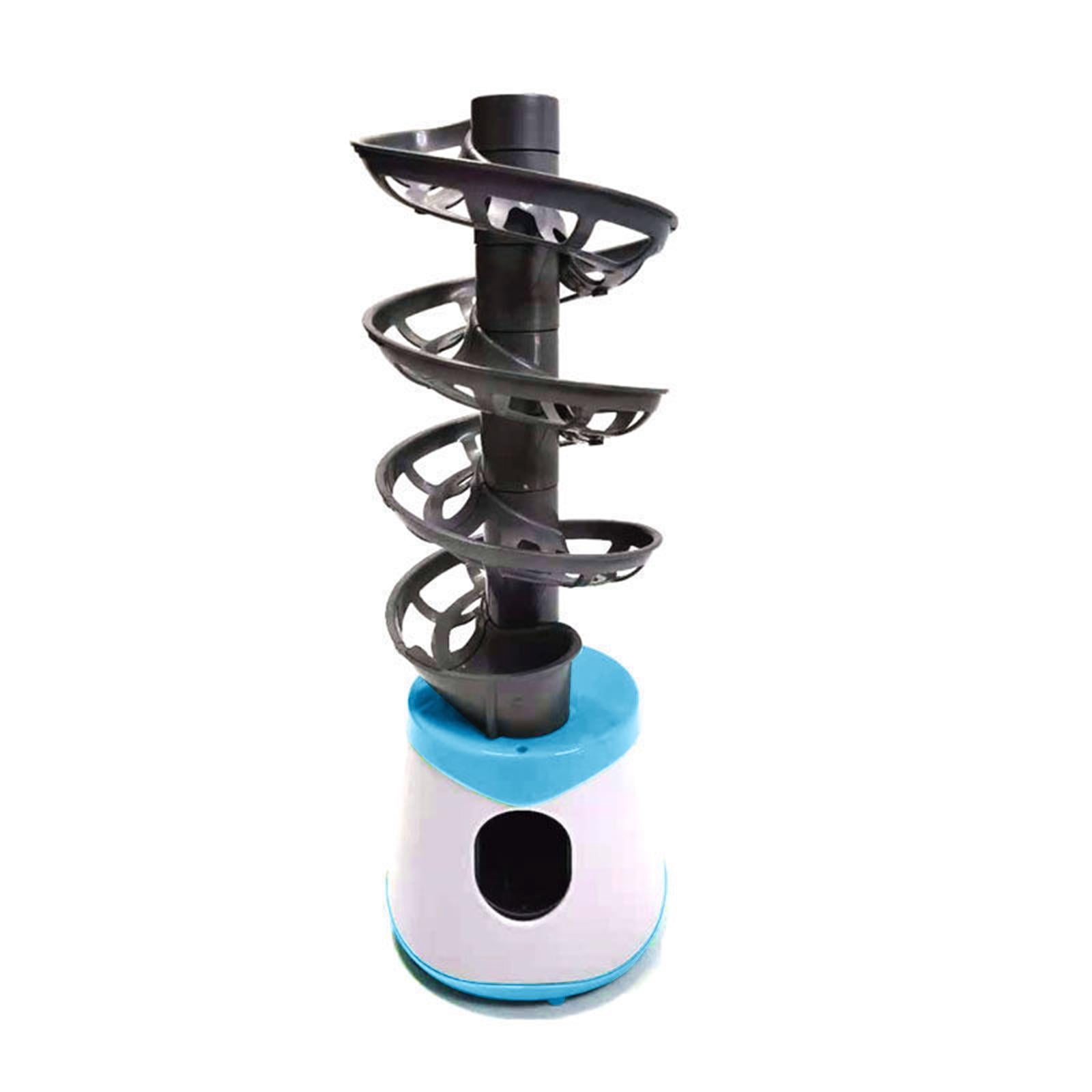 funtasica Table Tennis Robot, Portable Table Tennis Ball Automatic Launcher Training Machine Children Entertainment Toy , Holds 28 Balls