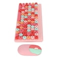 thumbnail image 1 of Gaming Keyboard Mouse, Keyboard Mouse Combo  86 Keys Multimedia Buttons Light Quiet  for PC for Home for Office Lipstick Mix, Mixed Color, 1 of 8