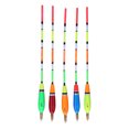 thumbnail image 2 of Fishing Floats, 5PCS Multiple Color Balsa Wood Fishing Float Fishing Float Fishing Bobbers with High Visibility Color for Fishing In All Situations And Depths, 2 of 7