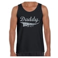 thumbnail image 1 of Awkward Styles Men's Daddy Est. 2017 New Daddy To Be Vintage Graphic Tank Tops, 1 of 4