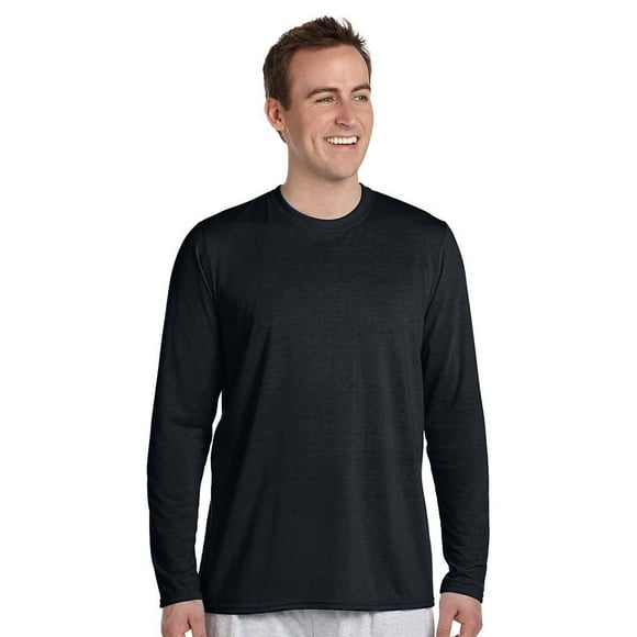Gildan-42400-Unisex Performance® Long Sleeve T-Shirt,Black,1-Pack