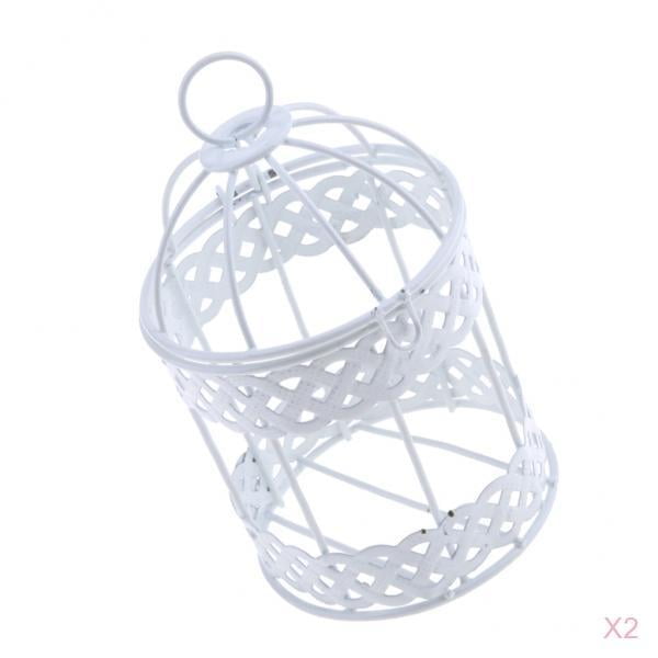 2 Piezas Pequeña Artesanía de Hierro Sunnimix Maceta suculenta Decoración de 7.5cm