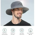 thumbnail image 2 of ZOORON Boonie Hat UPF 50+ Cooling Sun Hat for Men and Women,Wide Brim Bucket Hats with UV Protection for Safari Hiking Beach, 2 of 7
