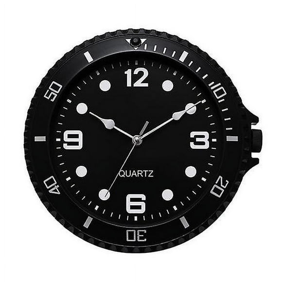 Wall Clock Silent Non-ticking Clock Precise Timing Battery Operated Clock for Home Office Decorationblack