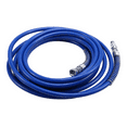 thumbnail image 5 of 2025 New! 1/4Inch Airless Paint Hose High Pressure Universal Sprayer Flexible Fiber Tube 3300 PSI (25FT, Blue), 5 of 10
