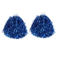 thumbnail image 4 of 1 Pair of Plastic Ring 50g Cheering Squad Spirited Fun Cheerleading Kit Cheer Poms for Both Kids College and High School Competition Cheering Sports Events (Blue), 4 of 8