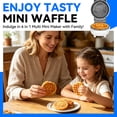 thumbnail image 5 of Mailand 6-in-1 Mini Waffle Maker with 8 Removable Plates,  4.5'' Small Waffles Maker Machine, Ceramic Coating, White, 5 of 7