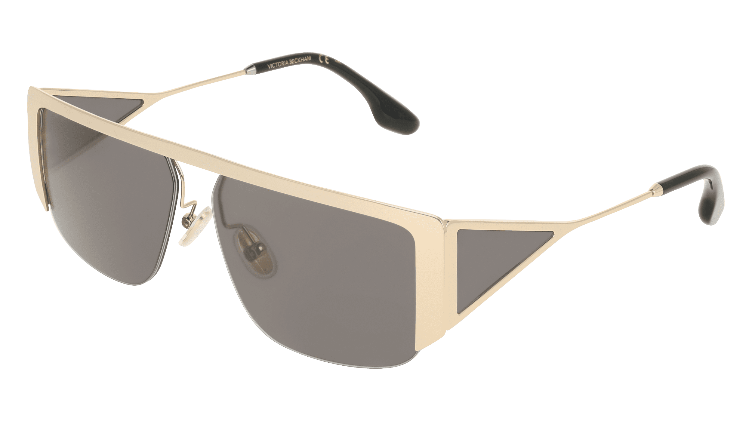 VICTORIA BECKHAM-VB220S 727 Oval Sunglasses Gold Green Honey  display picture 3