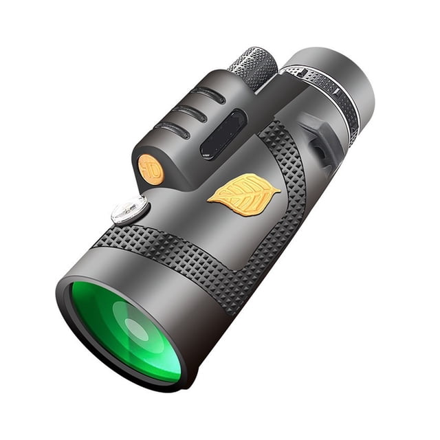 Télescope Monoculaire Puissant 12x50 avec Trépied et Support pour Téléphone Intelligent Adapté pour Camping Randonnée Escalade, Réglage Facile
