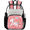 Multicolor 4, variant on Winter Forest Deer Clear Backpack for Stadium Events, Transparent Backpacks See Through Plastic Bag for Concerts & Work, Woodland Fawn Snowflakes