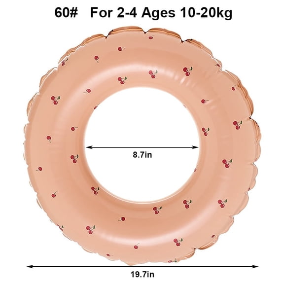Rooxin Adult Swim Ring Pool Float Thicken Inflatable Swim Tube Swim Accessory Swimming Circle Water Sports Swim Float