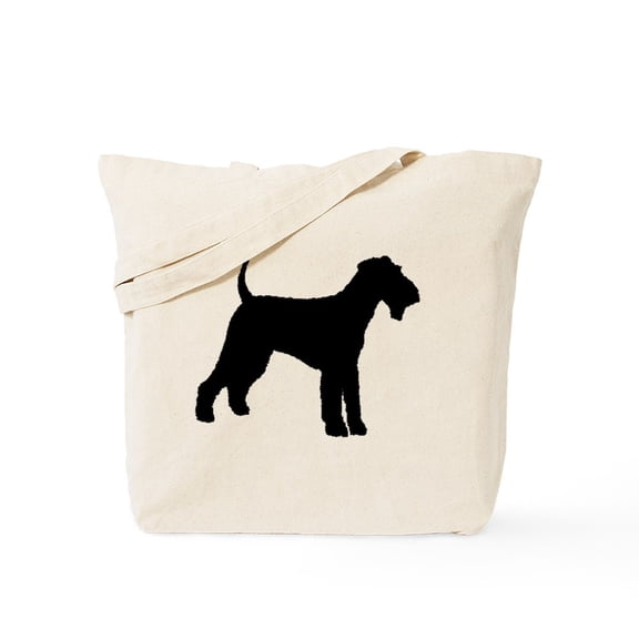 CafePress - Airedale Terrier Dog Tote Bag - Unisex Canvas Tote Bag, Beige, 1-Piece