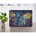 thumbnail image 4 of KSK KAISHEK Only Compatible MacBook Pro 14 inchs Case 2021 - 2023 Released Model A2779 A2442, Plastic Hard Shell + Black Keyboard Cover, Flower 1676, 4 of 5