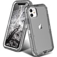 thumbnail image 1 of Étui Compatible avec iPhone 11, Étui Transparente Antichoc Robuste, 1 of 7